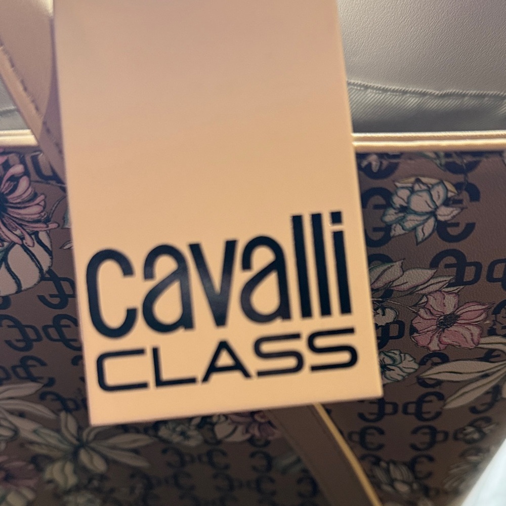 Cavalli Class Floral Patterned Bag plus fanny pack two bags great for travel